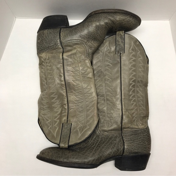 Wrangler Cowboy Western Brown Leather Oil Resistant Boots Men’s Size 10.5D USA - Picture 11 of 16